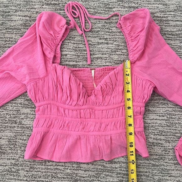 NWT Free People Chloe Bustier Top in Aurora Pink XS - Picture 11 of 14